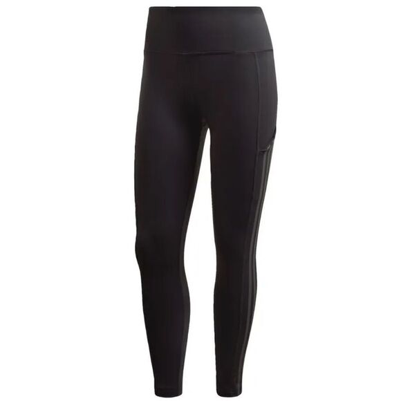 ADIDAS X UNIVERSAL STANDARD 3-STRIPES 7/8 TIGHTS BLACK - Picture 4 of 9